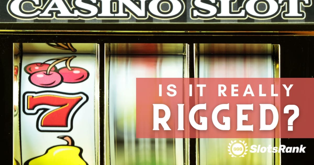 Slots rigged ද? මෙන්න අපි වයස පැරණි ප්රශ්නයට පිළිතුරු දෙන්නෙමු