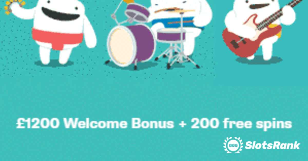 Casumo Casino Bonus £1200 + 200 Free Spins